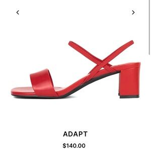 Sam Edelman Adapt Block Heel Sandals Red 8
